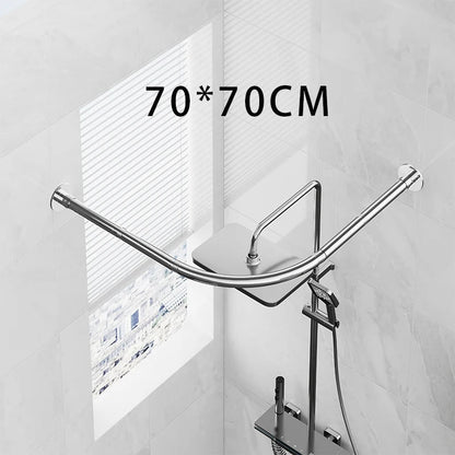 Detail fixation murale tringle douche sans percer, MonUniversRideau