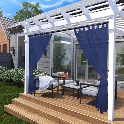 Voilage exterieur resistant intemperies terrasse MonUniversRideau