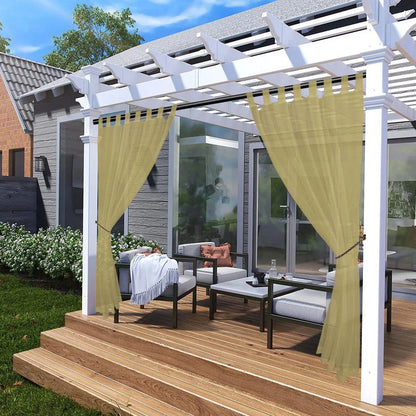 Voilage Terrazza blanc balcon vue filtree MonUniversRideau
