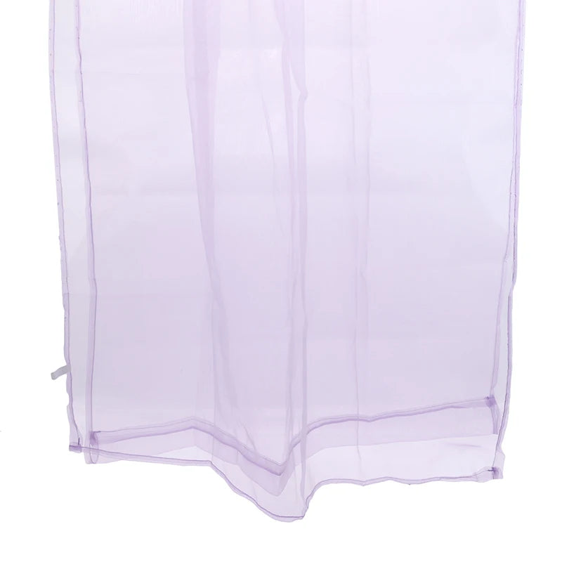 Voilage orange transparent style boheme interieur, MonUniversRideau