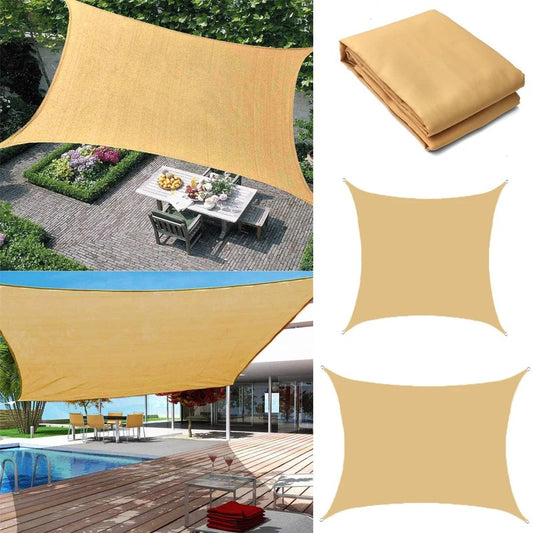 Voile ombrage jardin installe terrasse exterieure MonUniversRideau