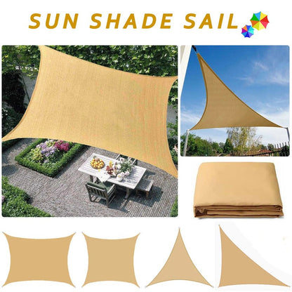 Voile ombrage impermeable jardin Solaria coloris sable MonUniversRideau