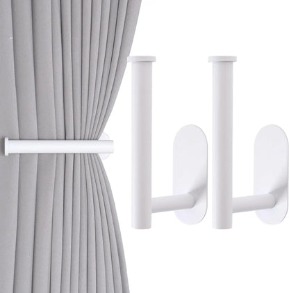 Detail fixation adhesive embrasse metal noir Fixwall MonUniversRideau